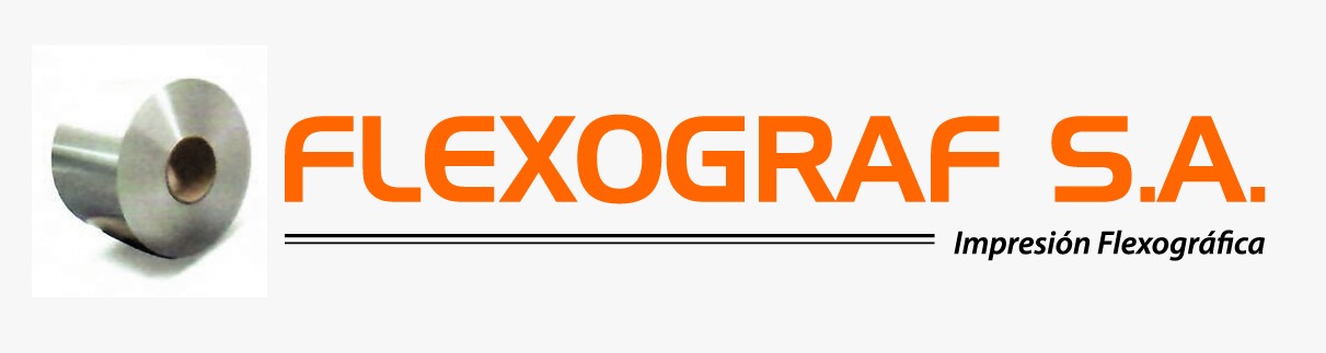 Logo de FLEXOGRAF S.A. impresión flexográfica en Ecuador